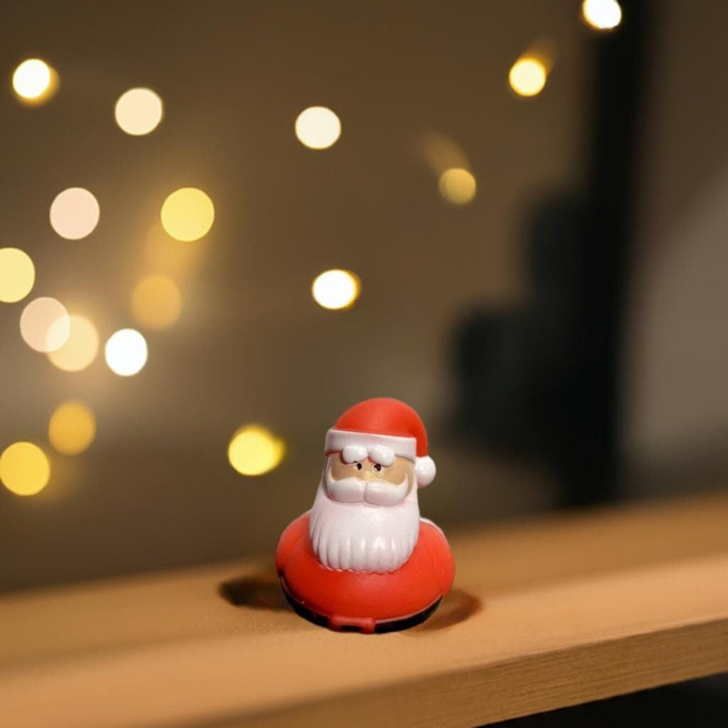 Pet Santa in a Jar - Festive Collectible - Quirky Holiday Gift - Cute Stocking Stuffer for Kids and Adults - Desk Decor Santa Figurine