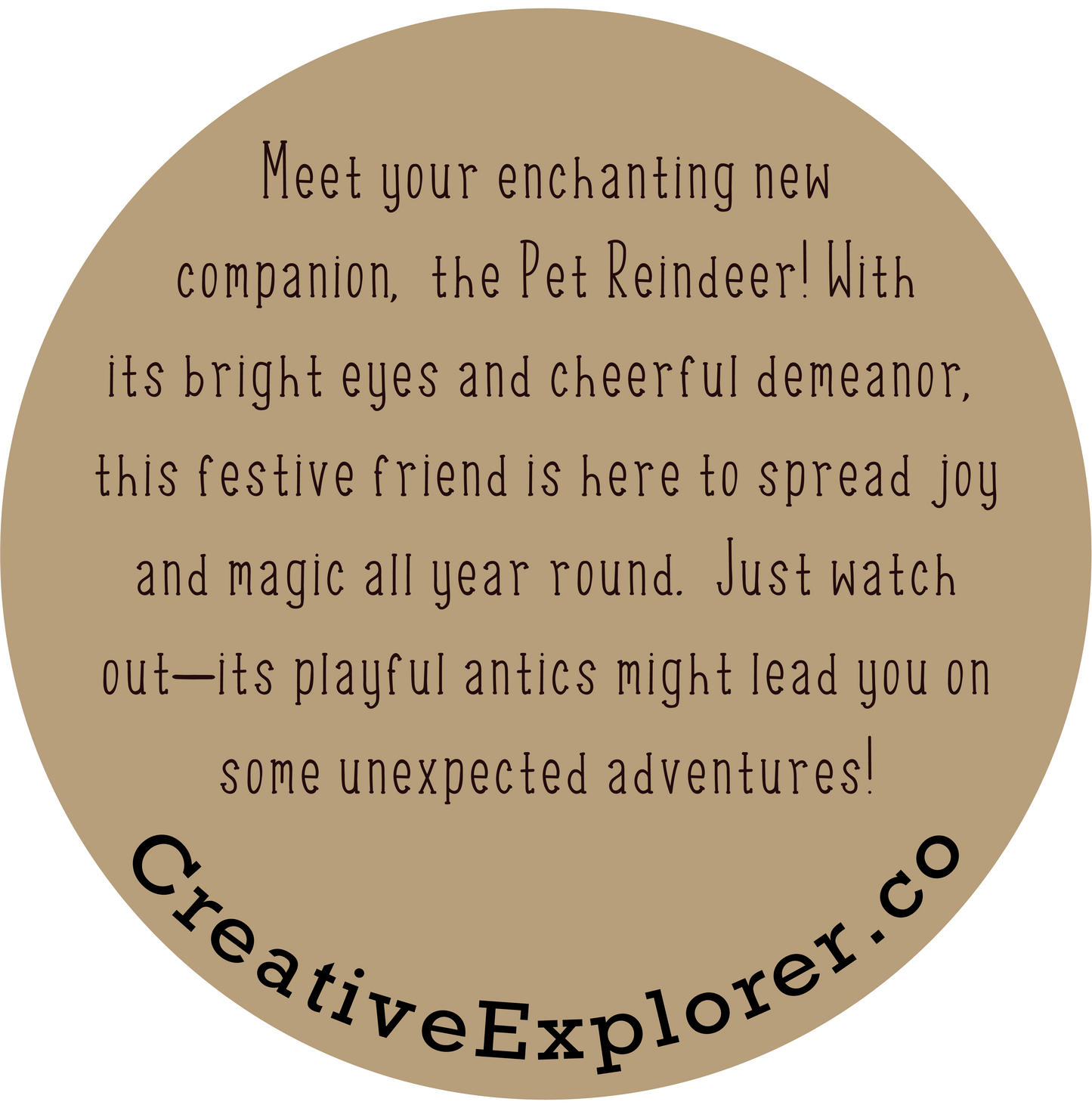 Pet Reindeer in a Jar - Cute Christmas Animal Toy - Festive Reindeer Collectible - Fun Holiday Gift and Stocking Stuffer