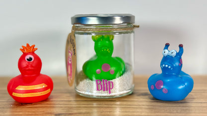 Pet Monster in a Jar - Spooky Halloween Toy - Fun Monster Collectible - Quirky Desk Buddy - Unique Stocking Stuffer Gift