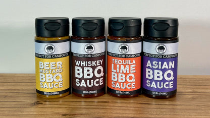 BBQ Sauce Collection - Sampler of 4 different BBQ Sauces perfect gift for foodies and adventurous eaters