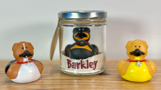 Pet Dog in a Jar - Cute Puppy Toy - Fun Desk Buddy for Dog Lovers - Quirky Stocking Stuffer and Gift Idea