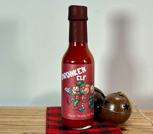 Drunken Elf Hot Sauce - Christmas Hot Sauce perfect gift and Stocking Stuffer