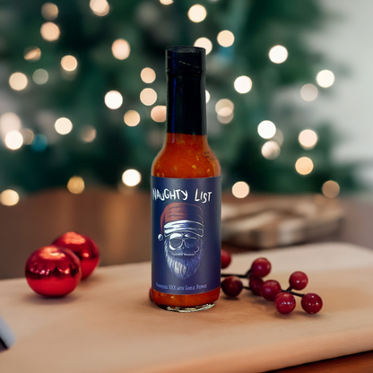 Naughty List Hot Sauce - Christmas Hot Sauce perfect gift and Stocking Stuffer