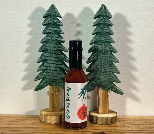 Grinch’s Revenge Coconut Ghost Hot Sauce - Spicy Christmas Hot Sauce - Fun Stocking Stuffer - Gourmet Hot Sauce Gift for Food Lovers