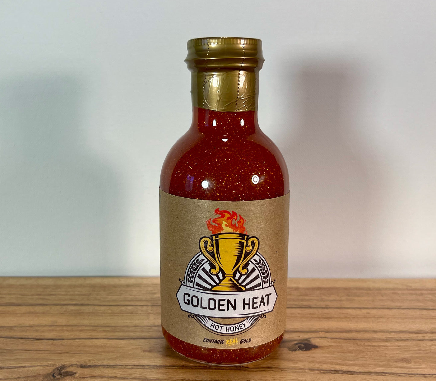 Golden Heat Hot Honey: A Luxe Blend of Sweet, Heat, and Gold!