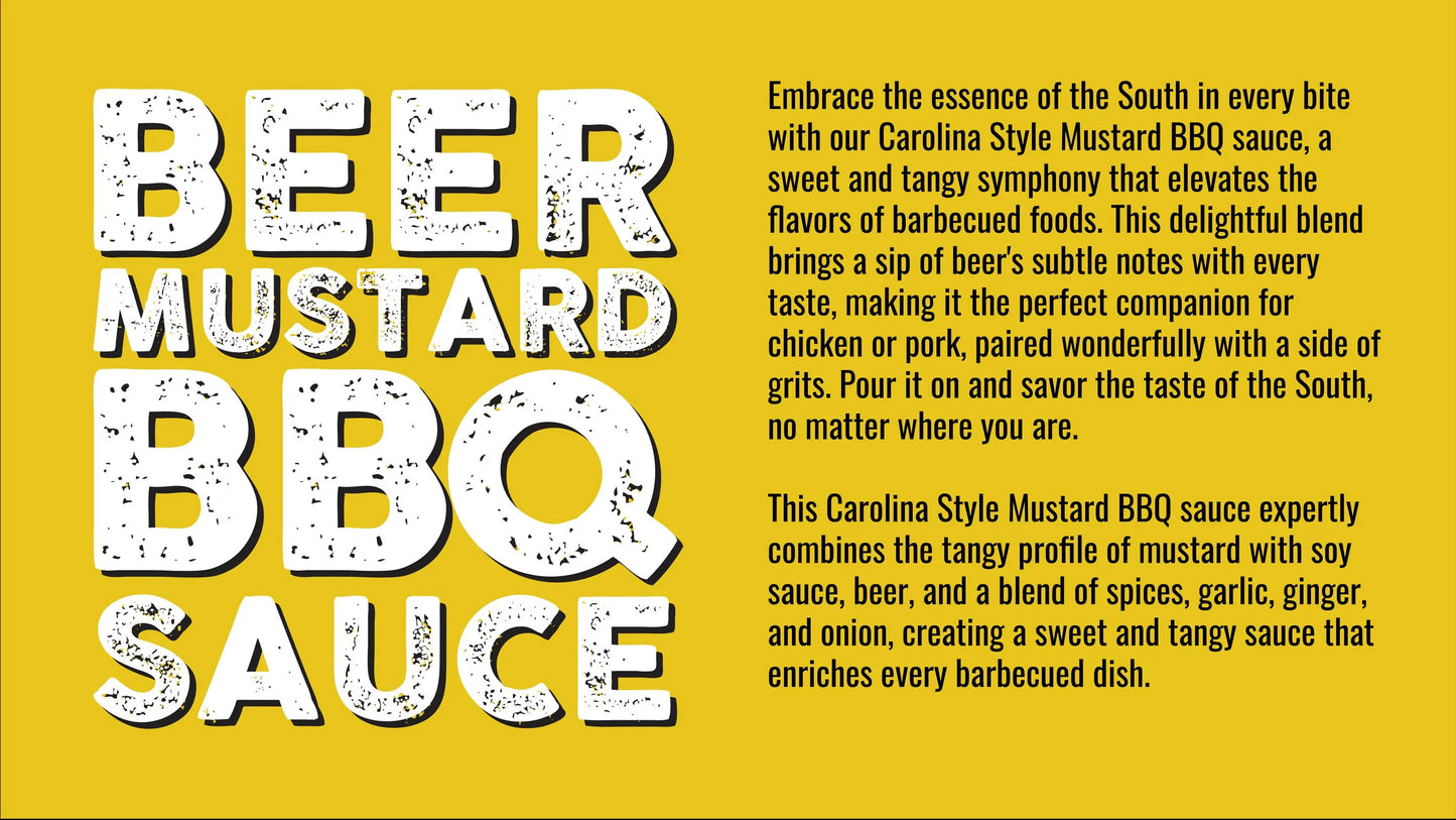 Beer Mustard BBQ Sauce