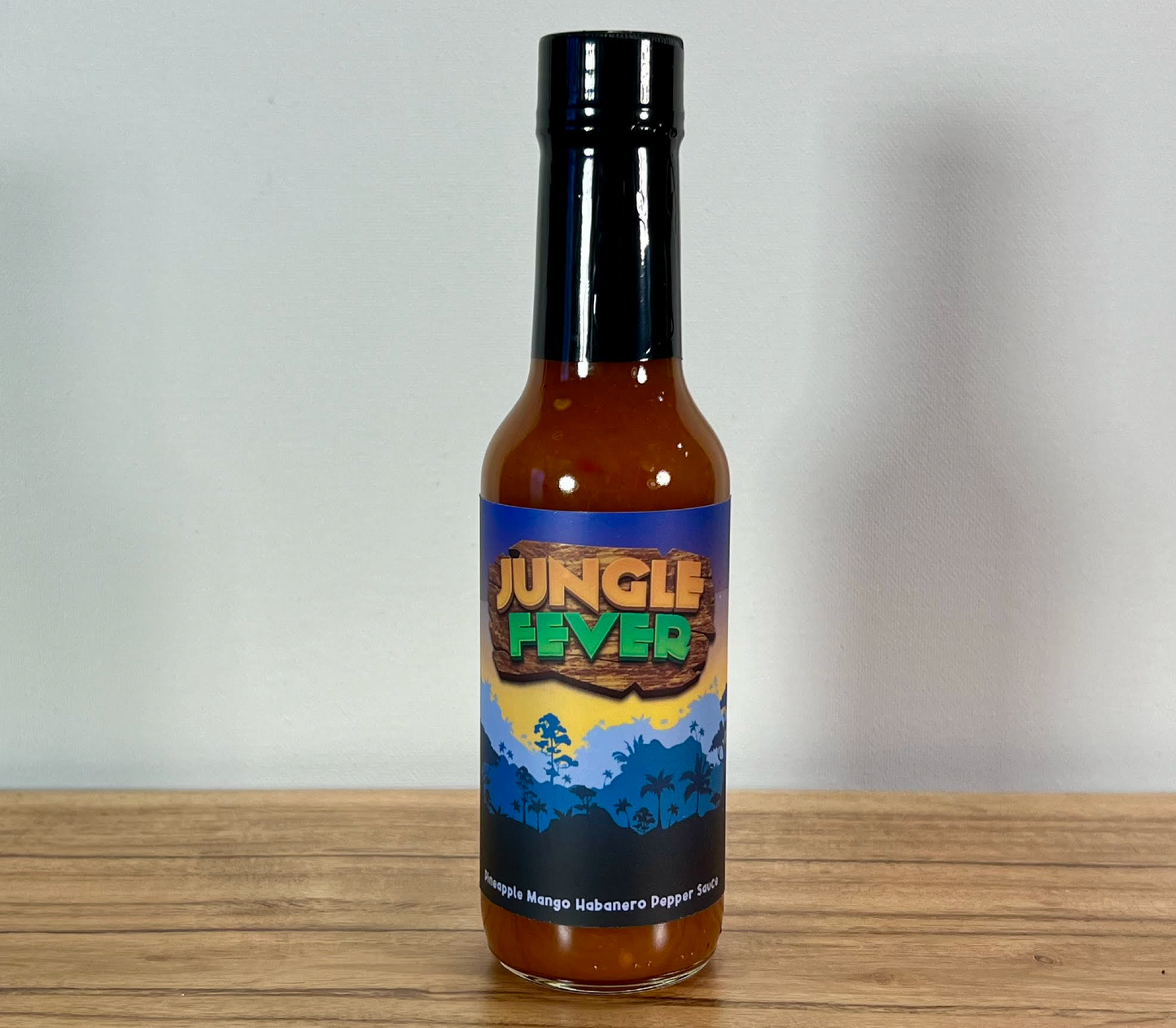 Jungle Fever Hot Sauce, Flavorful mango pineapple habanero sauce, perfect for cook outs, camping and outdoor adventures