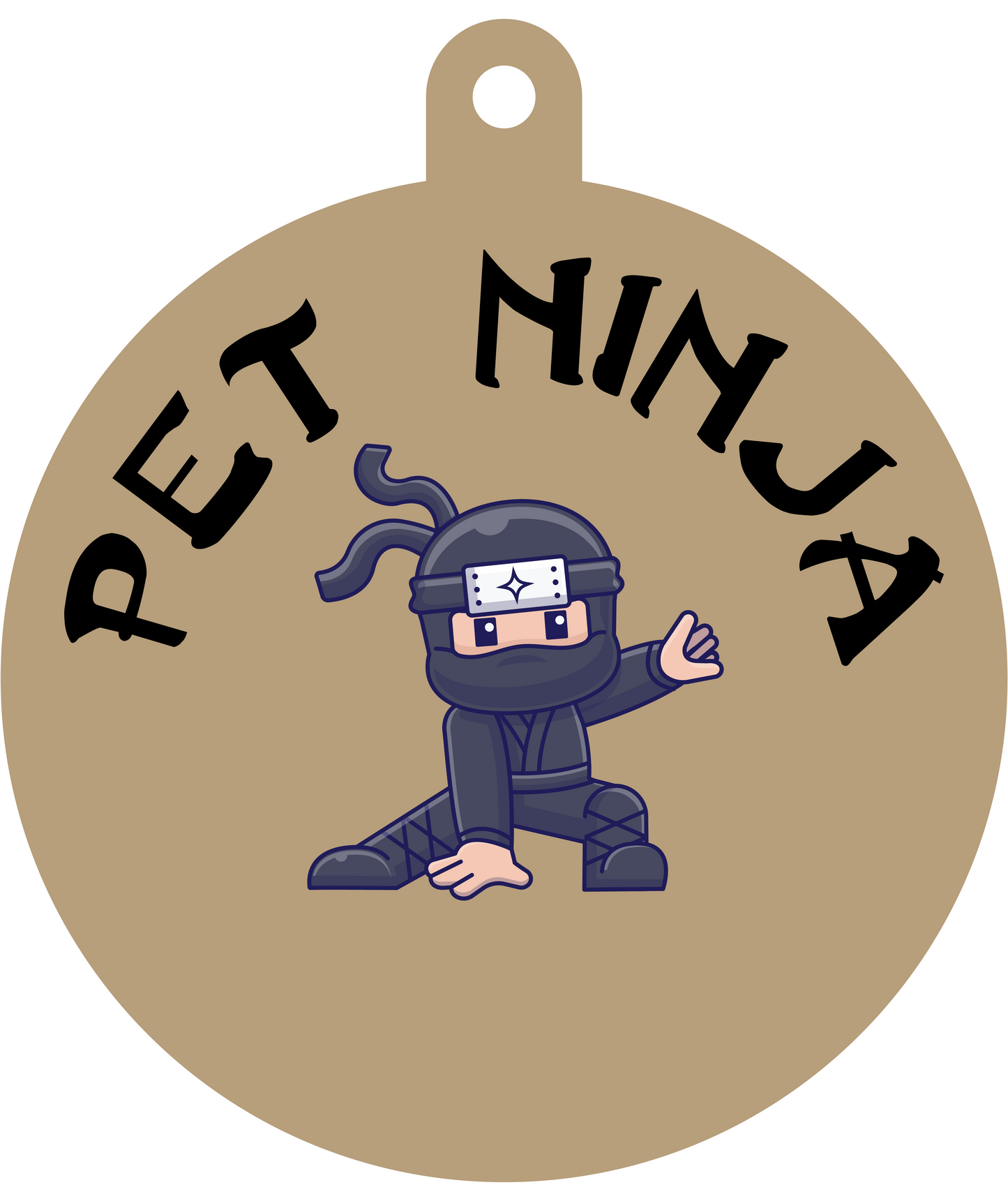 Pet Ninja in a Jar - Stealthy Ninja Toy - Quirky Martial Arts Collectible - Fun Stocking Stuffer or Desk Decor - Unique Gift Idea