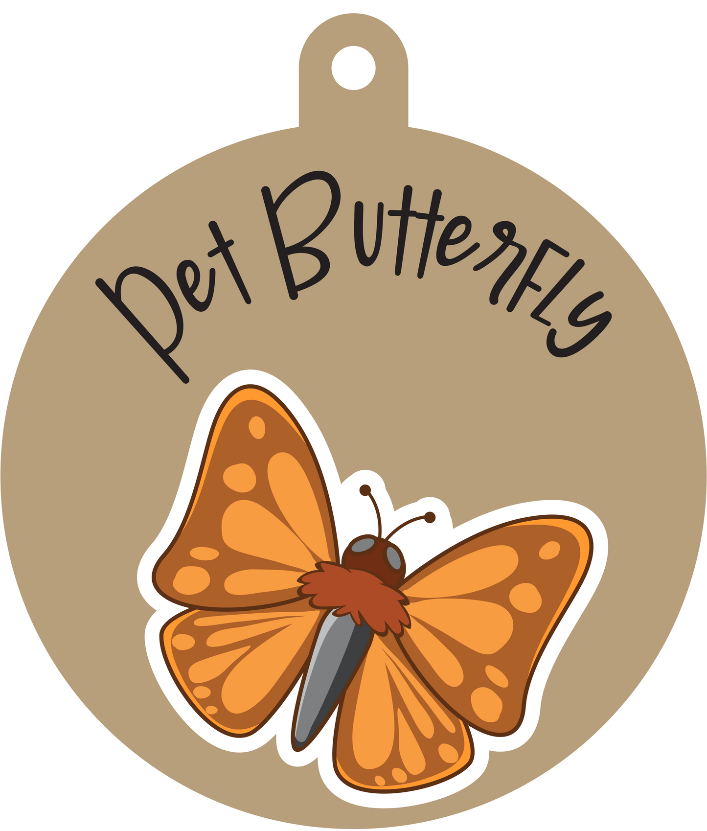 Pet Butterfly in a Jar - Cute Butterfly Collectible - Quirky Desk Decor for Nature Lovers - Fun Stocking Stuffer Gift