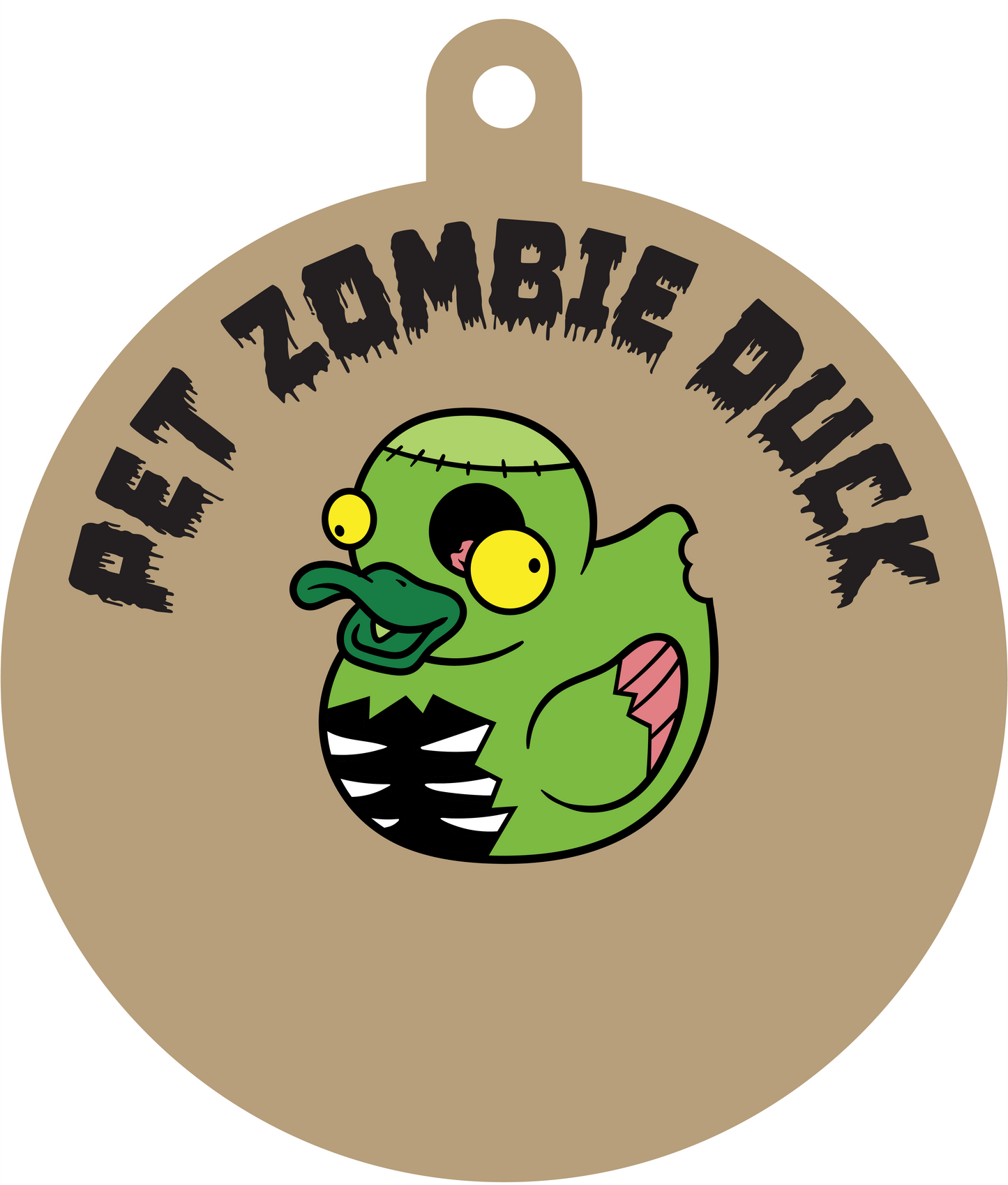 Pet Zombie Duck in a Jar - Spooky Rubber Duck Collectible - Quirky Halloween Gift - Fun Stocking Stuffer for All Ages