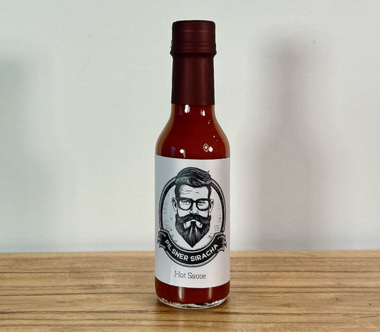 Pilsner Siracha Hot Sauce - Beer Hot Sauce perfect Gift or Stocking Stuffer for a Beer Enthusiast