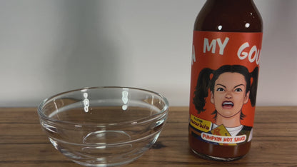 Oh My Gourd Pumpkin Hot Sauce, Perfect as a party favor or  Stocking Stuffer for the Holidays. Meme hot sauce.