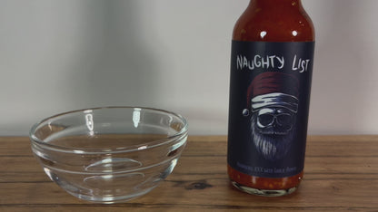 Naughty List Hot Sauce - Christmas Hot Sauce perfect gift and Stocking Stuffer