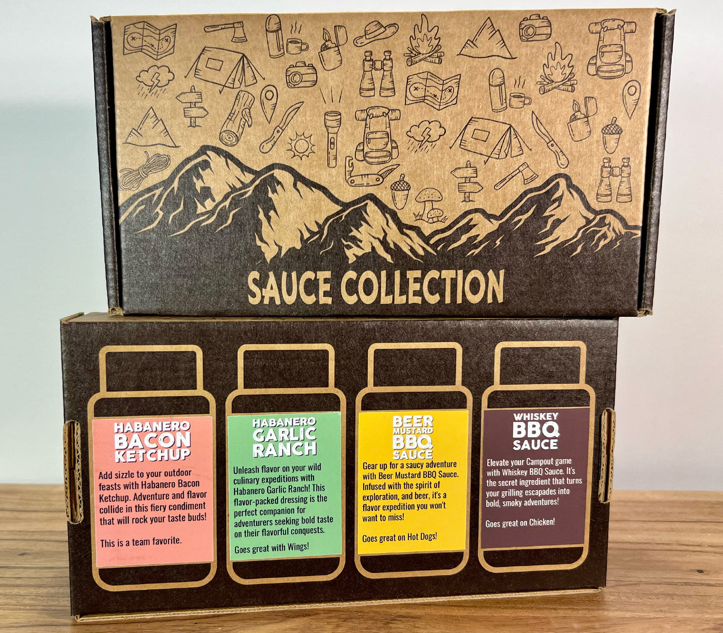 Ultimate Sauce Sampler - Perfect Gift Set for Foodies and Adventurous Eaters including Ketchup, Ranch and BBQ