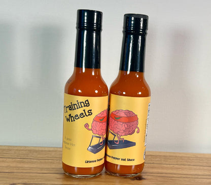 Training Wheels Hot Sauce - Mild Hot Sauce perfect Gift or Stocking Stuffer for someone new to spice. Beginner Hot Sauce.