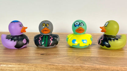 Pet Zombie Duck in a Jar - Spooky Rubber Duck Collectible - Quirky Halloween Gift - Fun Stocking Stuffer for All Ages